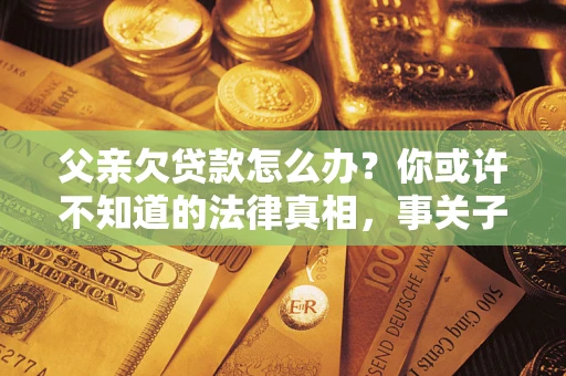 济南父亲欠贷款怎么办？你或许不知道的法律真相，事关子女未来