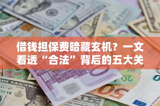 济南借钱担保费暗藏玄机？一文看透“合法”背后的五大关键陷阱