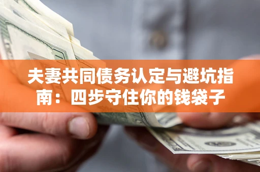 济南夫妻共同债务认定与避坑指南：四步守住你的钱袋子
