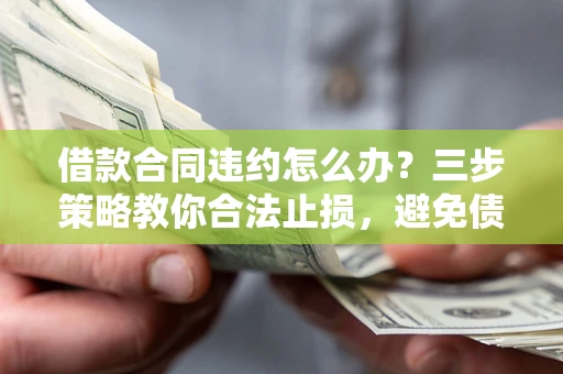 济南借款合同违约怎么办？三步策略教你合法止损，避免债务危机升级