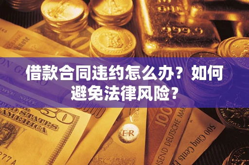 济南借款合同违约怎么办？如何避免法律风险？