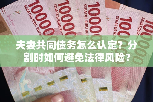 济南夫妻共同债务怎么认定？分割时如何避免法律风险？